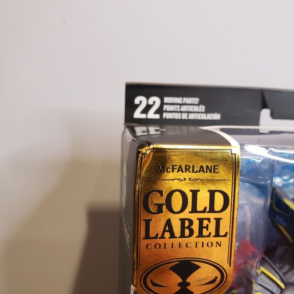 DC Multiverse Superman Energized Unchained Armor Gold Label Slight Box Damage - Picture 3 of 4